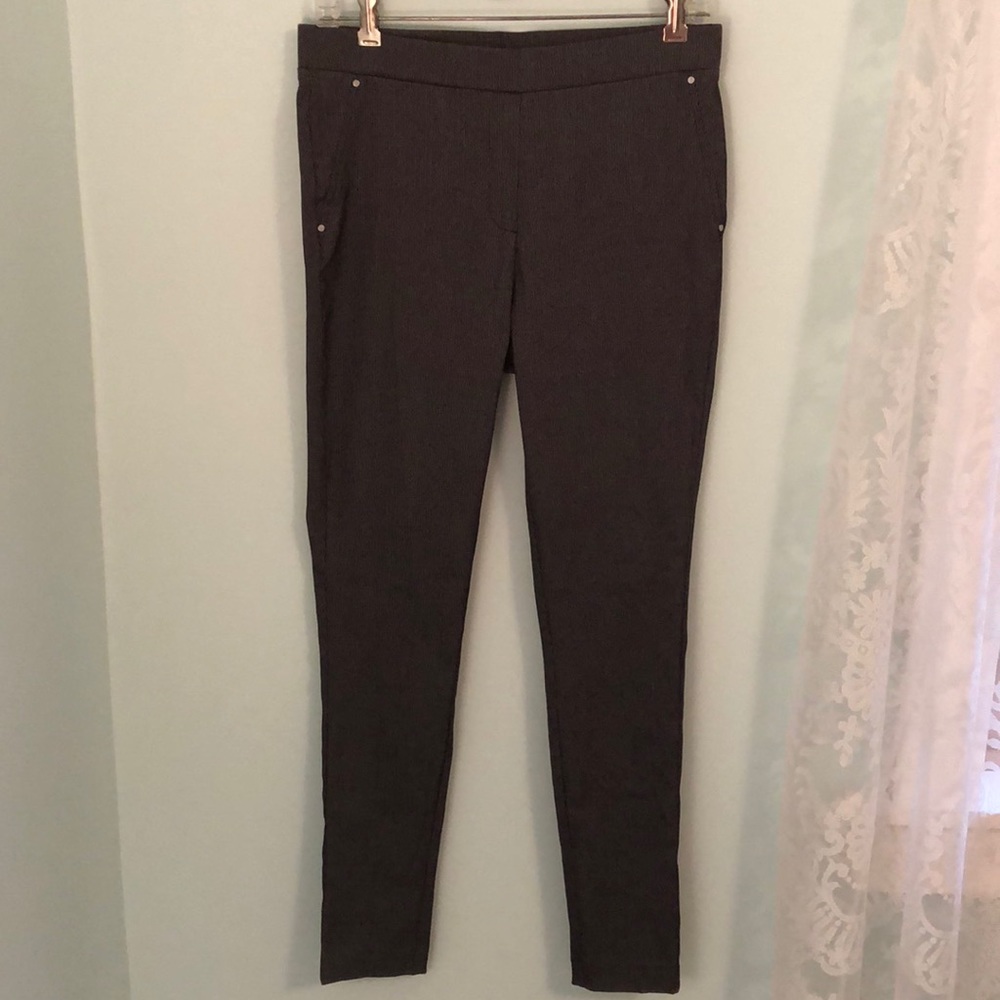 Charcoal Gray Work Pants-Dress Pant Legging